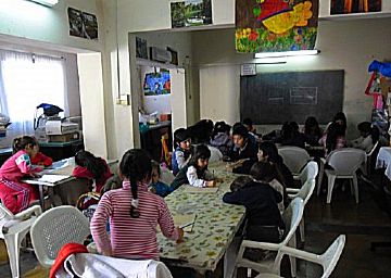 El Centro de Día Amus, en Santa Rosa del Conlara, es una de las 12 instituciones, que recibieron netbooks educativas.