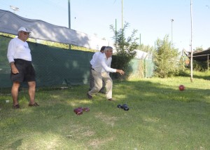 La jornada finalizó con un partido de bochas, en el Centro de Jubilados.