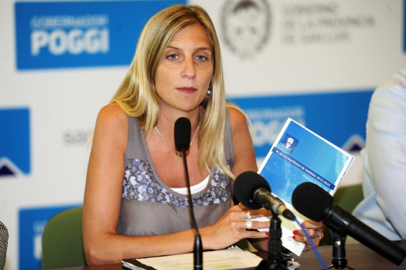 Daiana Hissa, ministra de Medio Ambiente.