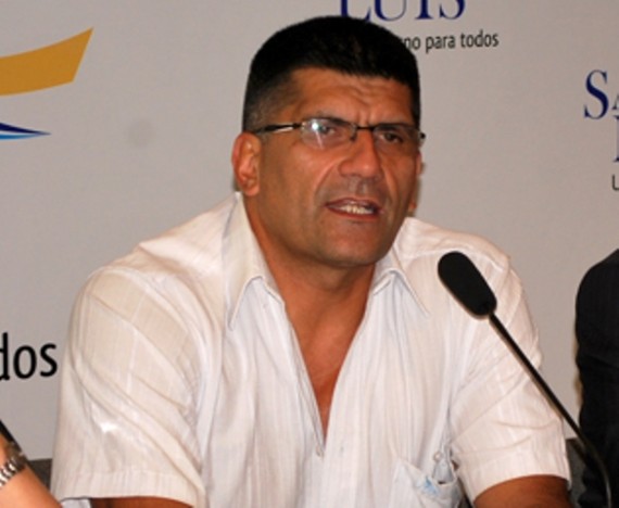 Silvio Leyria, uno de los funcionarios que participó de la recorrida.