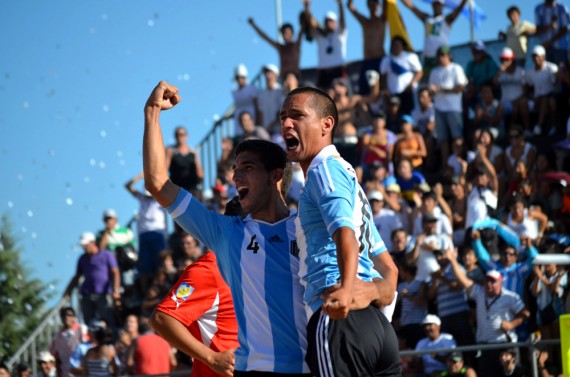 El equipo argentino se quedó con la tercer jornada Eliminatorias Sudamericanas de Fútbol Playa. 