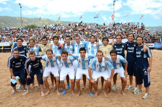 Selección Argentina. Campeona Sudamericana de Futbol Playa 2013