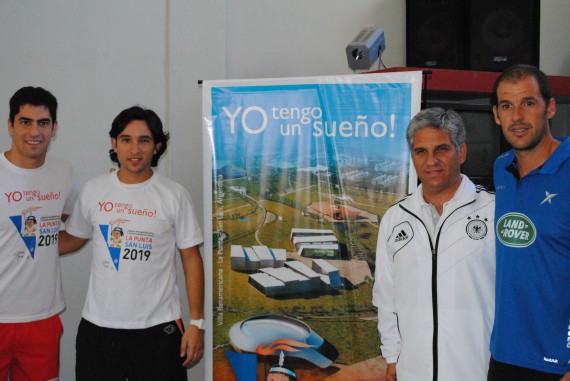 Poggi compartió un torneo con los mejores jugadores de padel del mundo.