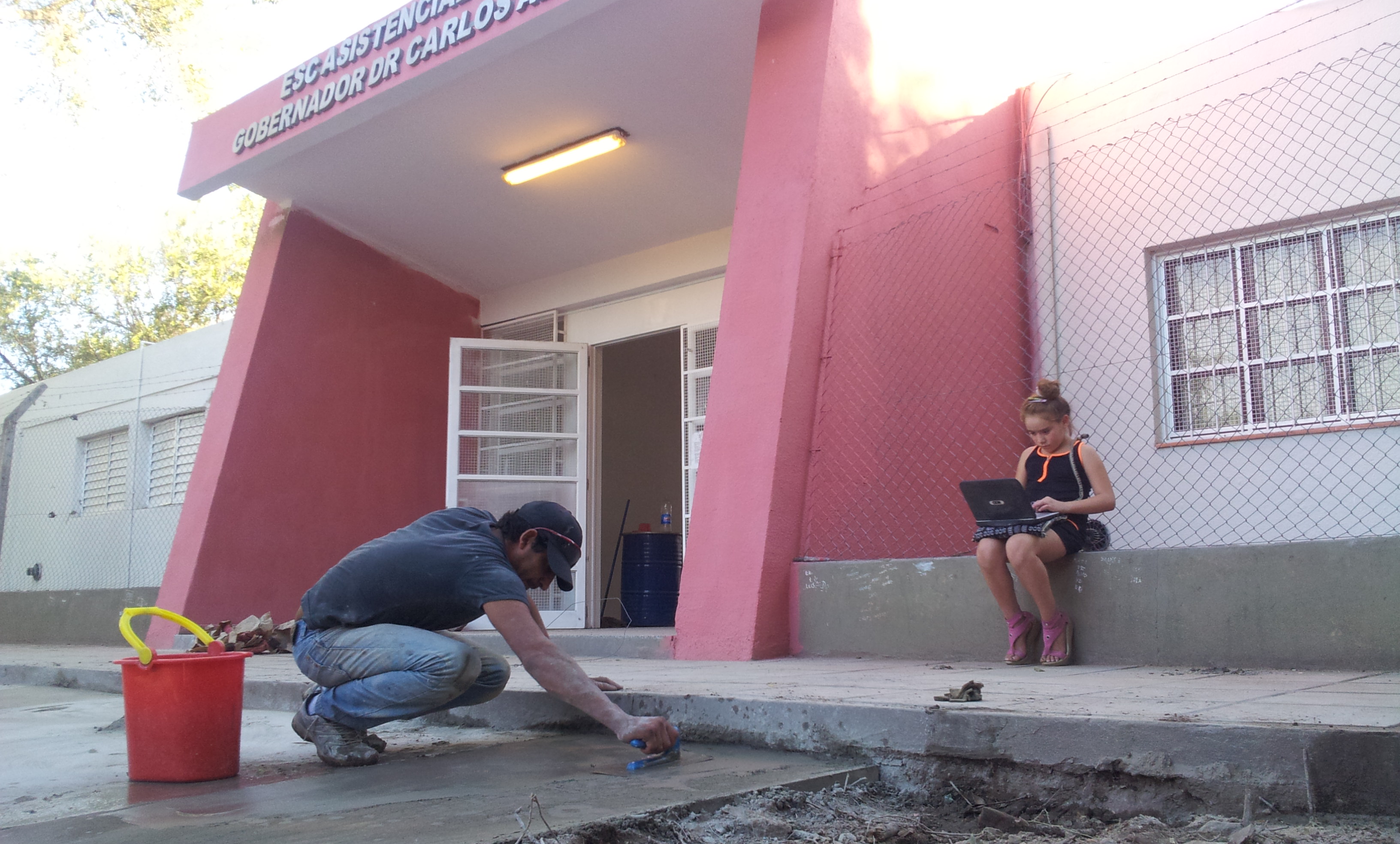 Las obras se ejecutan en escuela N°36 “Gobernador Dr. Carlos Alric” de Villa Mercedes.