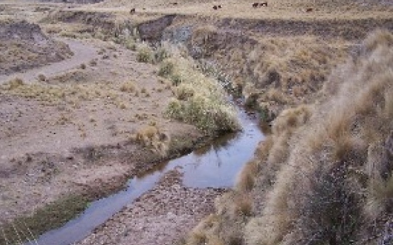 Río Las Carpas, en la localidad de Saladillo.