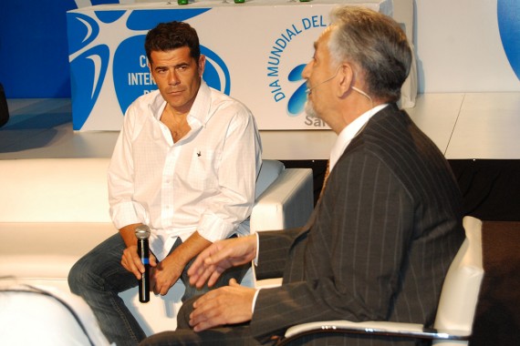 Julian Weich y Alberto Rodriguez Saa dos de los disertantes en el II Congreso Internacional del Agua. 