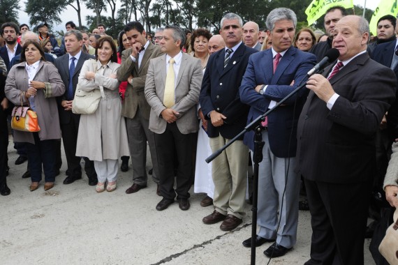 Merlo aseguró que esta obra descongestionará el transito de la zona.