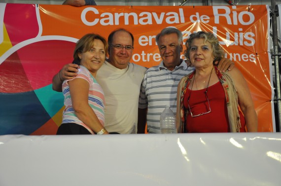 Mónica, Horacio, Rolando y Elsa destacaron el crecimiento del Carnaval.