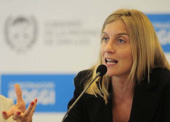 Daiana Hissa, ministra de medio ambiente.