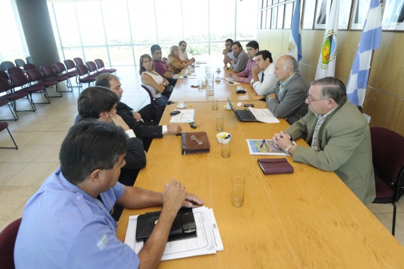 la reunión se realizó en Sala de Situación de Casa de Gobierno