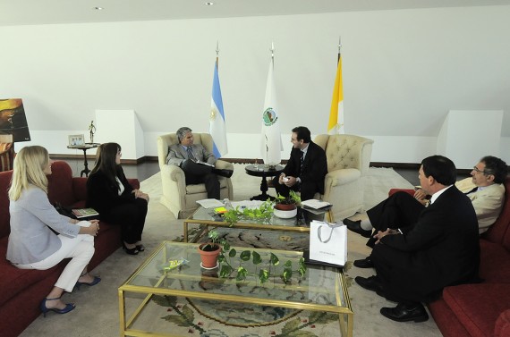 El Gobernador en reunión con representantes de Naciones Unidas