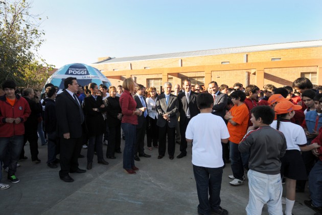 El lanzamiento  Plan ‘Usa casco, No te mates’ se realizó en la escuela  N°3 “Eva Perón” del barrio CGT.