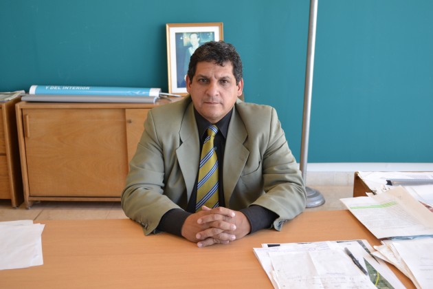 Guillermo Alaniz, jefe del Programa Relaciones Municipales y del Interior. 