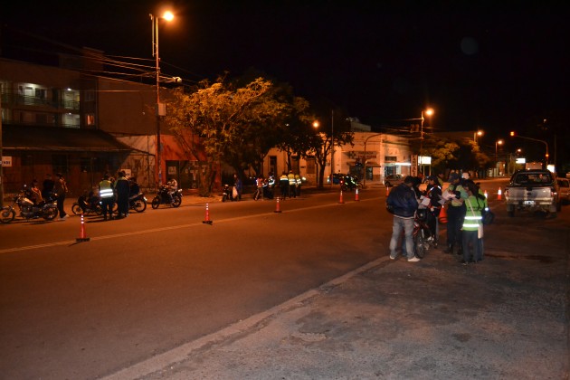 el Ministerio de Relaciones Institucionales y Seguridad, realizó controles en la ciudad de San Luis