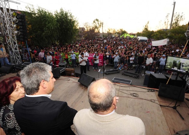 Una multitud acompañó los festejos