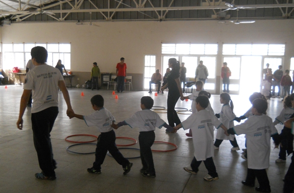 Más de 200 chicos de Quines participaron en los Juegos Intercolegiales.