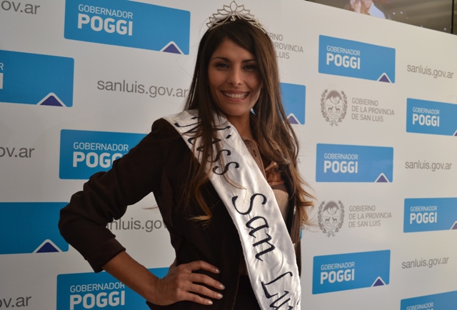 La representante de San Luis en Miss Mundo Argentina 2013, Daiana Bruno.