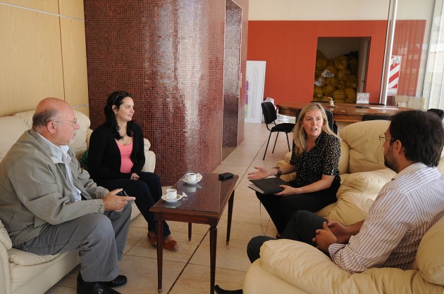 Dirigentes de la Academia Olímpica dialogaron con la ministra Adelaida Muñiz.