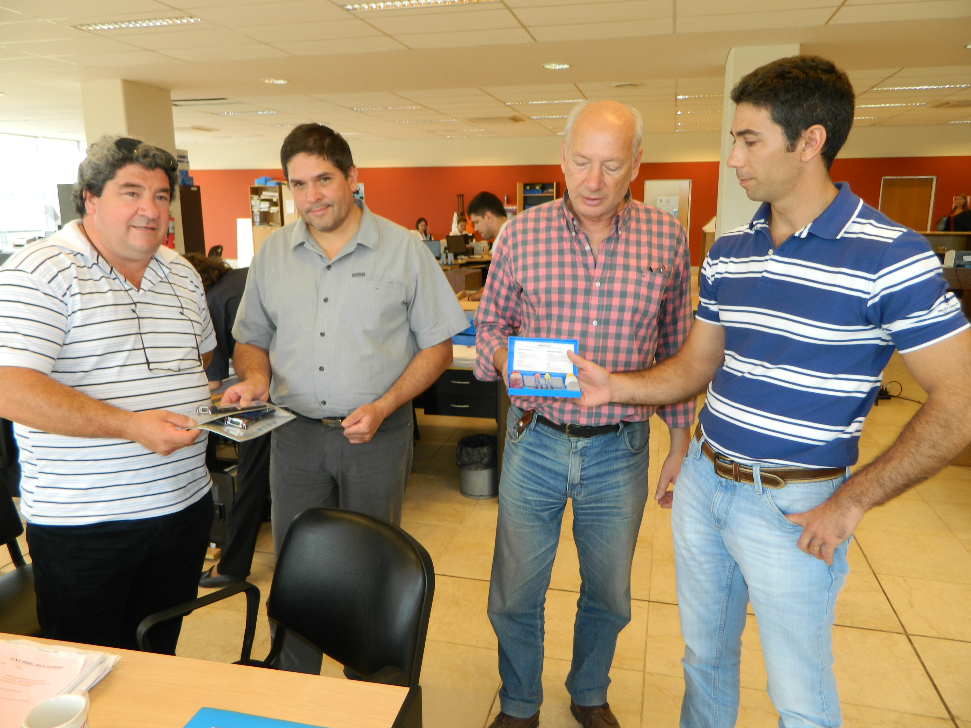 El encuentro se llevó a cabo en las oficinas del Programa de Fiscalización Sanitaria en Terrazas del Portezuelo.