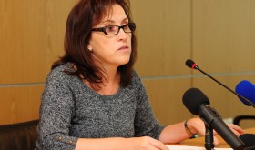 Ministra de salud Teresa Nigra. 