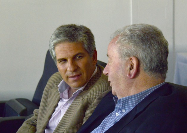 El Gobernador junto a Grondona observaron el partido de Argentina