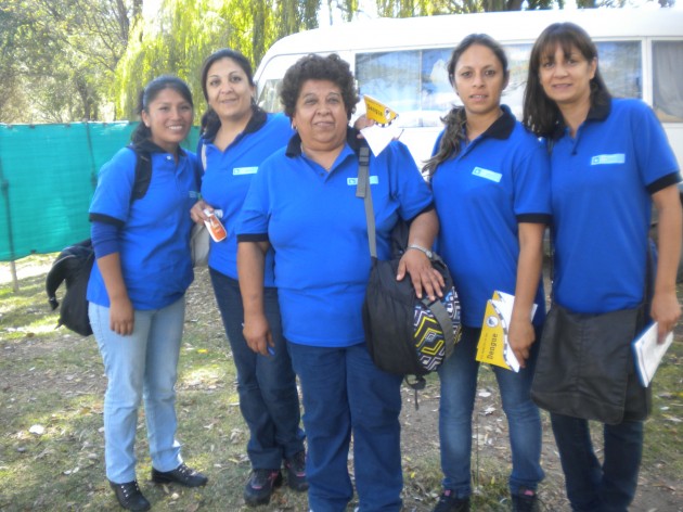 Los agentes sanitarios concretaron sus actividades en la Villa de la Quebrada y Renca.