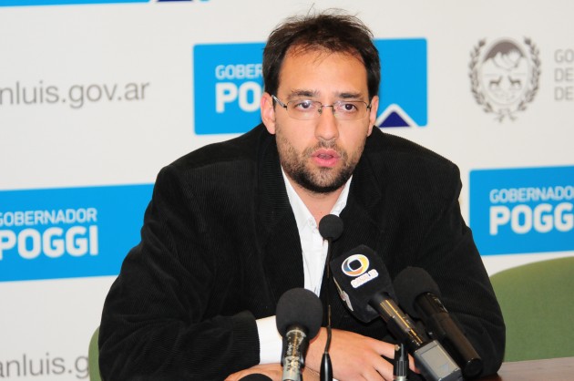 El jefe de Programa Coordinación Deportiva Juan Pablo Parnisari.