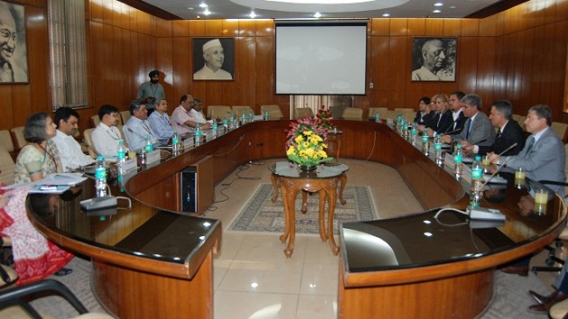 El encuentro se desarrolló en la Casa de Gobierno en Nueva Deli, India
