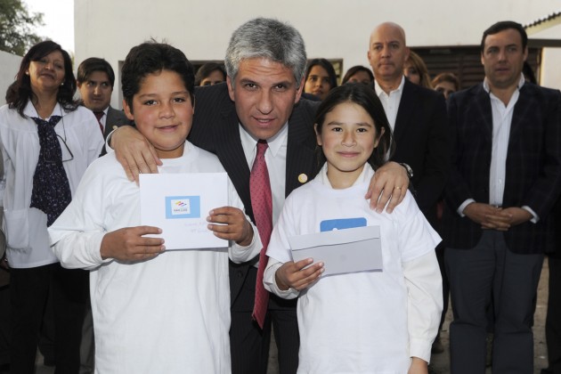 Nueve alumnos de la escuela N° 28 “Cabildo Abierto 22 de Mayo” recibieron sus estampillas.