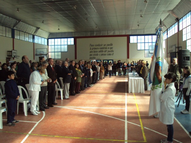La comunidad de Potrero celebró la inauguración de las obras.