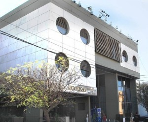 Fachadas de la Caja Social, donde funciona Lotería de San Luis.