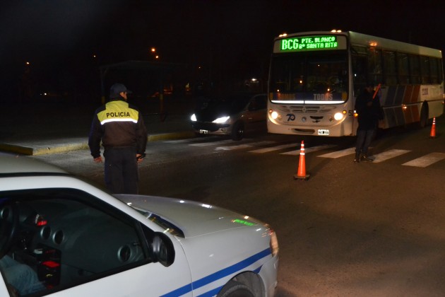 En los horarios de la tarde y la noche se desarrollaron los controles.