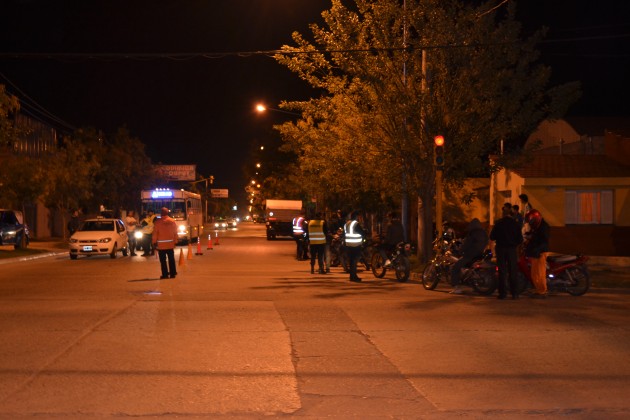 El operativo se llevó a cabo en distintas zonas de Villa Mercedes.