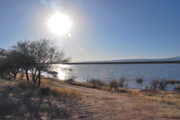 Este espejo de agua se encuentra ubicado a 70 km al norte de San Luis. 