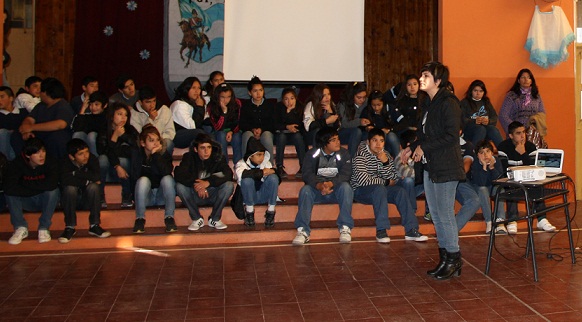 Este martes 25, la exposición se llevó a cabo en la Escuela Nº175 “Gral. San Martín”.