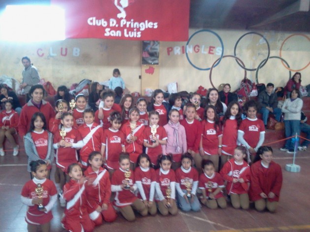 La escuela del Club Pringles, una de las participantes.