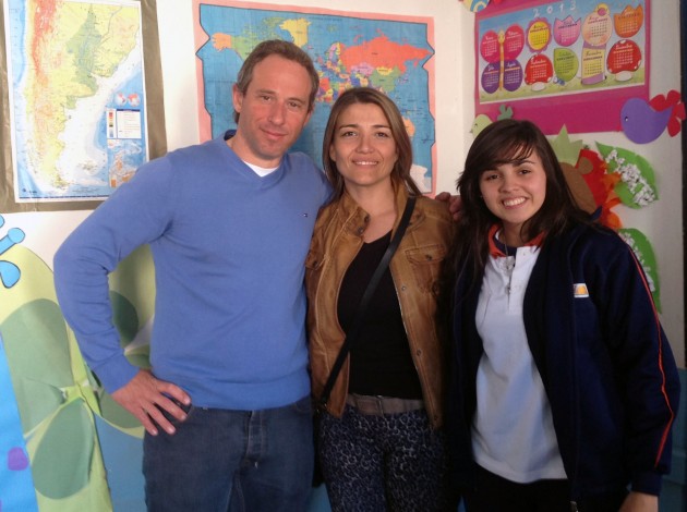 Juan Pablo Ruggeri y Andrea Crenna, papas de Valentín. - Foto "Alumnos Instituto Horizonte"