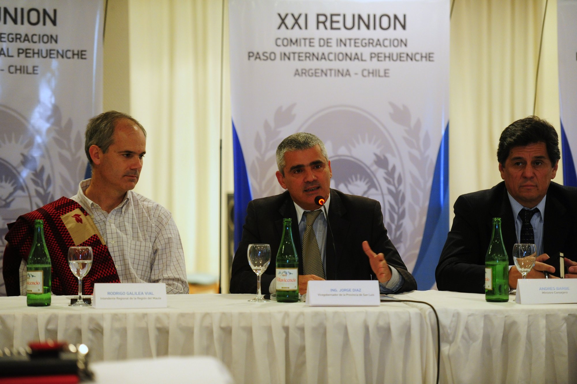 El vicegobernador de la Provincia, Ing. Jorge Díaz, encabezó el cierre de la reunión 