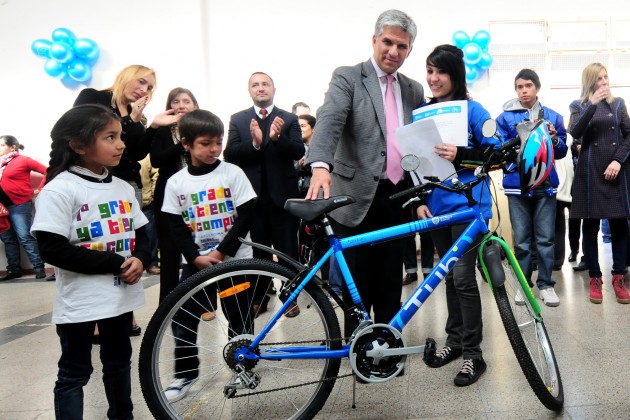 Bicis para los chicos de San Luis