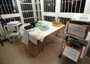 Equipamiento que será repartidos en los Centro de Atención Primaria de la Salud.