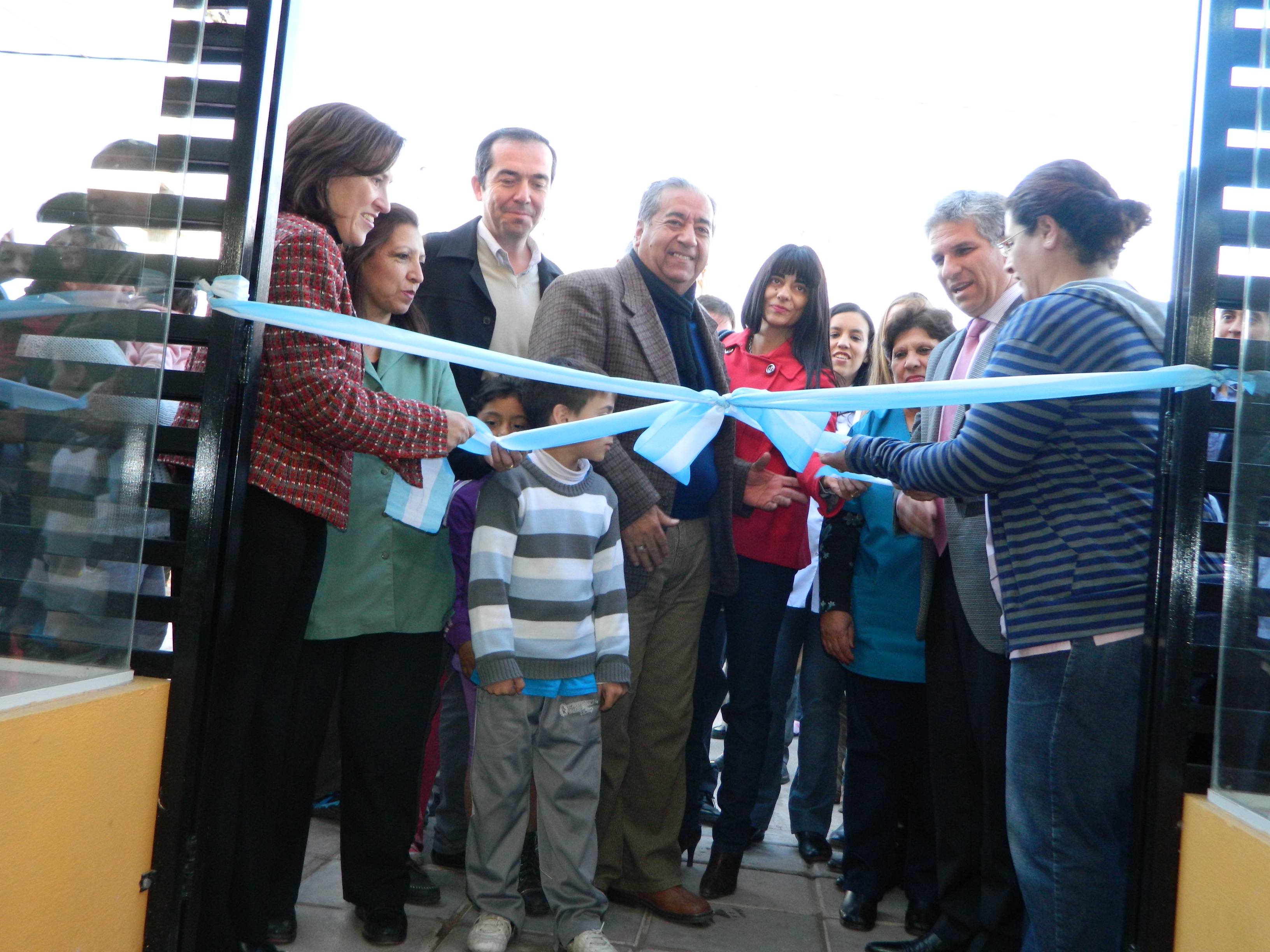 El acto de inauguración fue precedido por el gobernador de la provincia, CPN Claudio Poggi