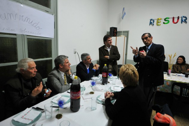 Los jubilados viales agradecieron los aportes de Pueblos Puntanos.