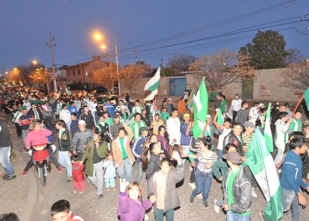 El pueblo Albiverde vivió una fiesta. 