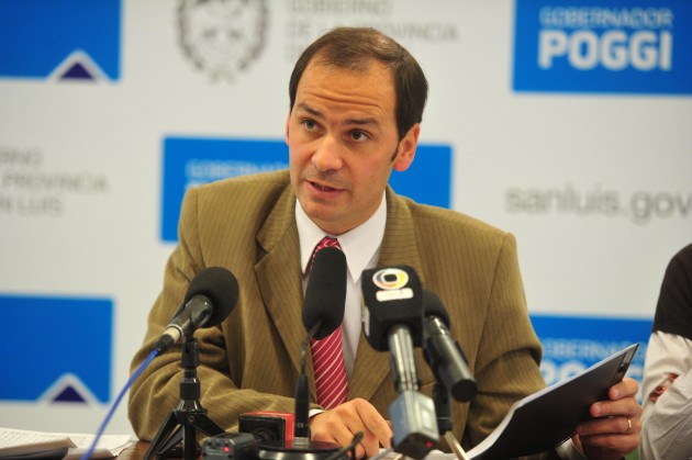 Martín Olivero, ministro de Relaciones Institucionales y Seguridad