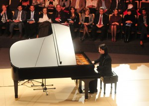 Horacio Lavandera tocó en la velada de gala.
