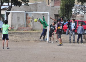 El deporte no pudo faltar en la tarde del sábado.
