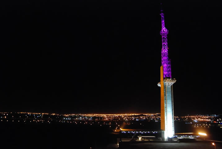 La magnífica torre de 130 m de altura, ha recibido hasta la fecha a más de 33 mil turistas