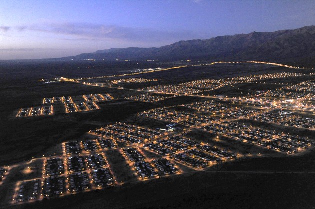 Vista aerea de la ciudad de La Punta
