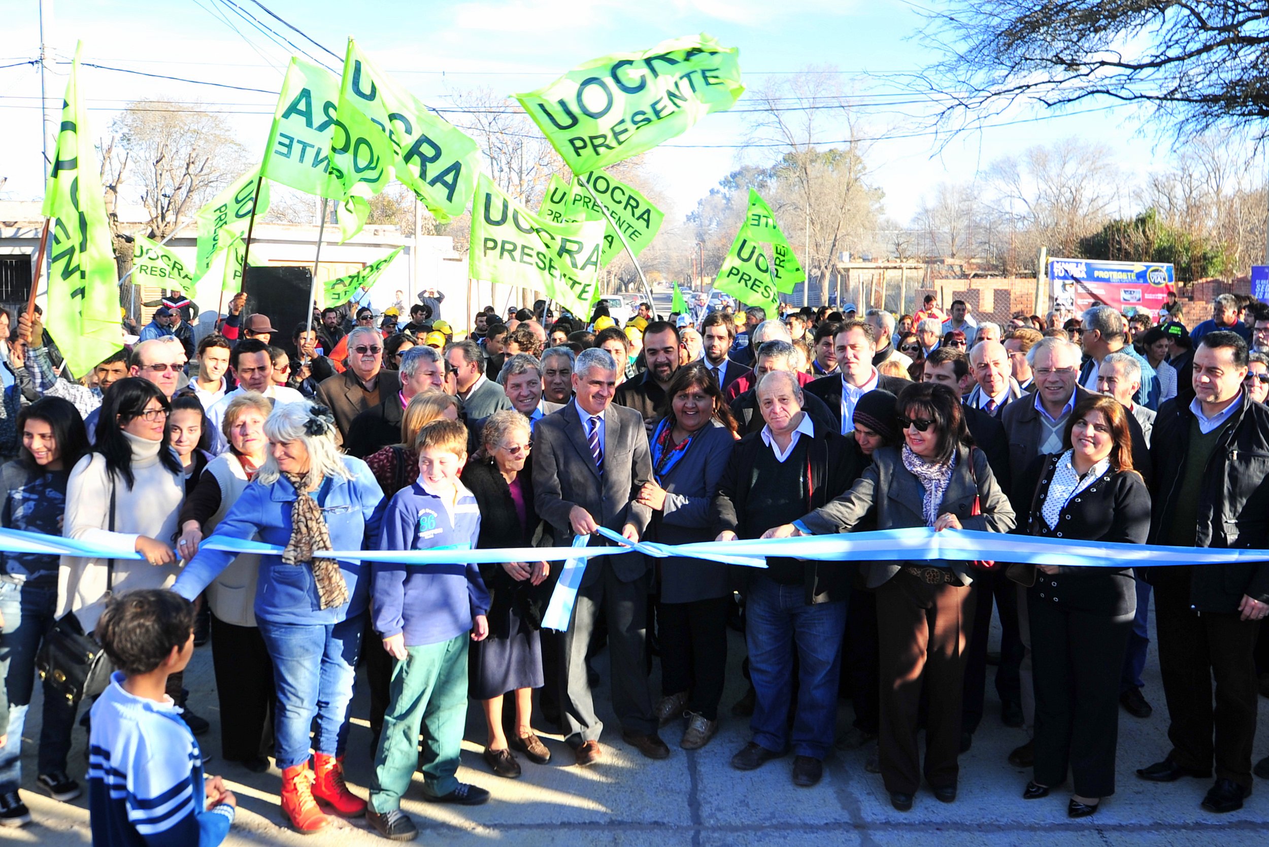 Inauguraron 27 cuadras de pavimento