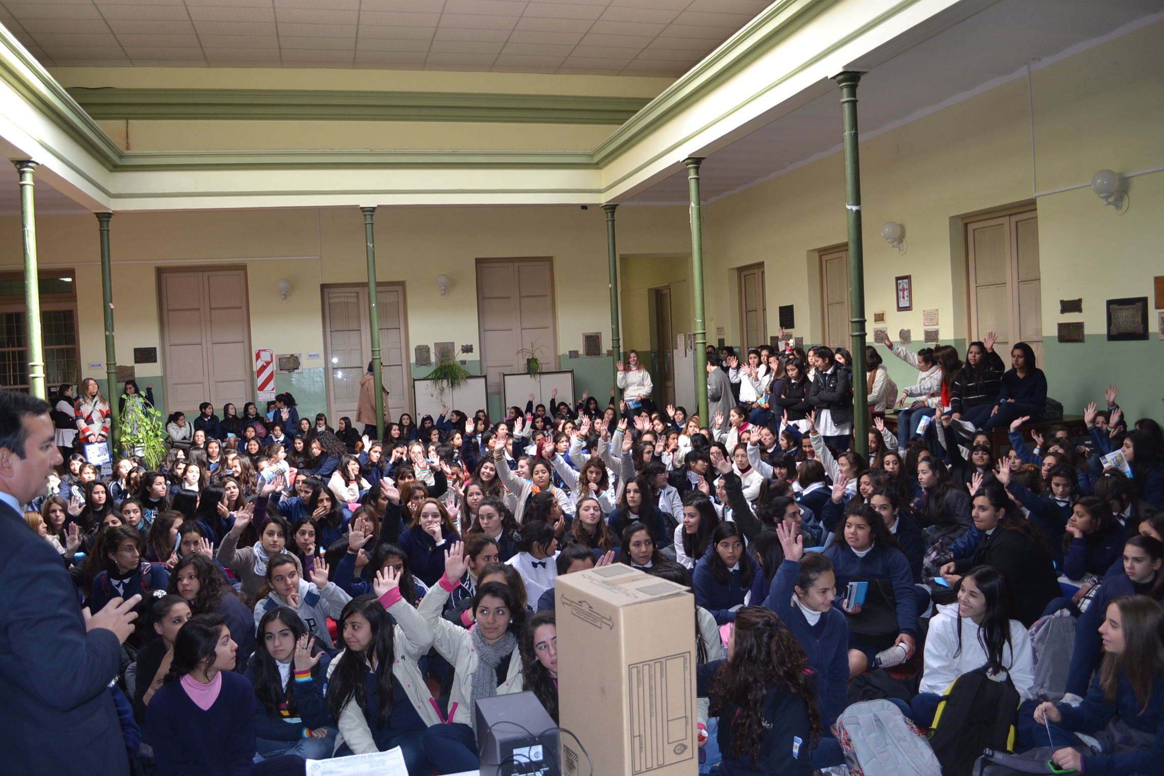 Durante la primera etapa se capacitaron alrededor de 5000 chicos y se visitaron 28 escuelas de la ciudad de San Luis
